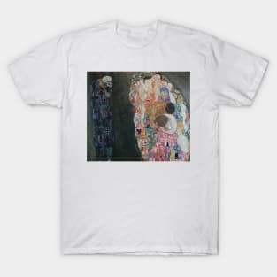 Death and Life by Gustav Klimt T-Shirt